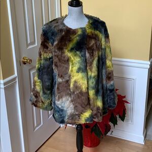 Lola made in Italy Faux Fur Coat